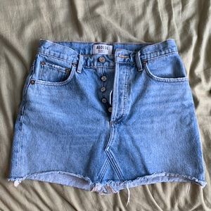 Button Fly AGOLDE Skirt